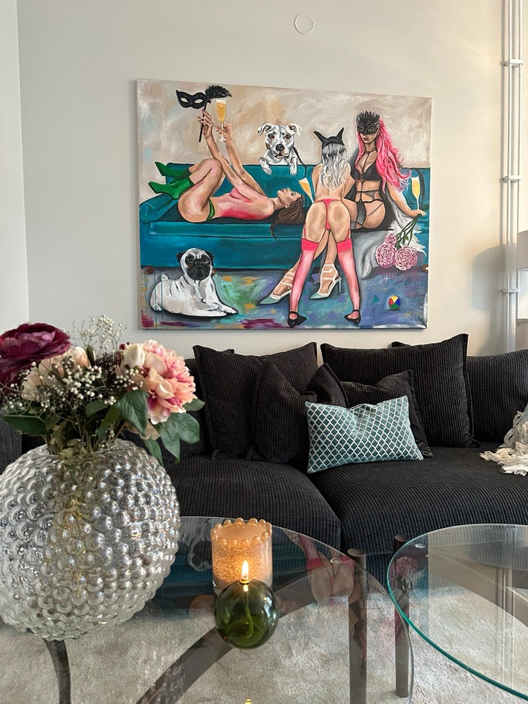 "Untamed", kraftfull målning