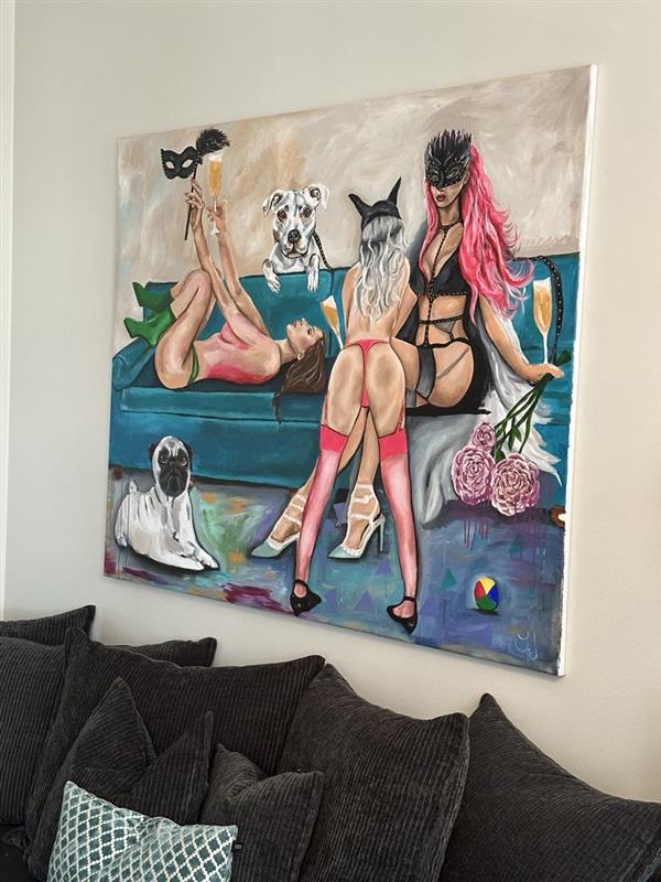 "Untamed", kraftfull målning